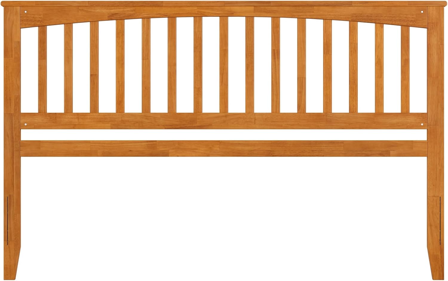 AFI, Mission King Solid Wood Headboard, Light Toffee