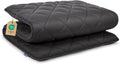 Aircliff Japanese Floor Futon Mattress, Roll Up Tatami Mat, Sleeping Pad, Shikibuton, CertiPUR-US Certified Foam Floor Mattress for Bed Sleeping, Dormitory, Guest Bed, Designed in Japan(Grey, Full)