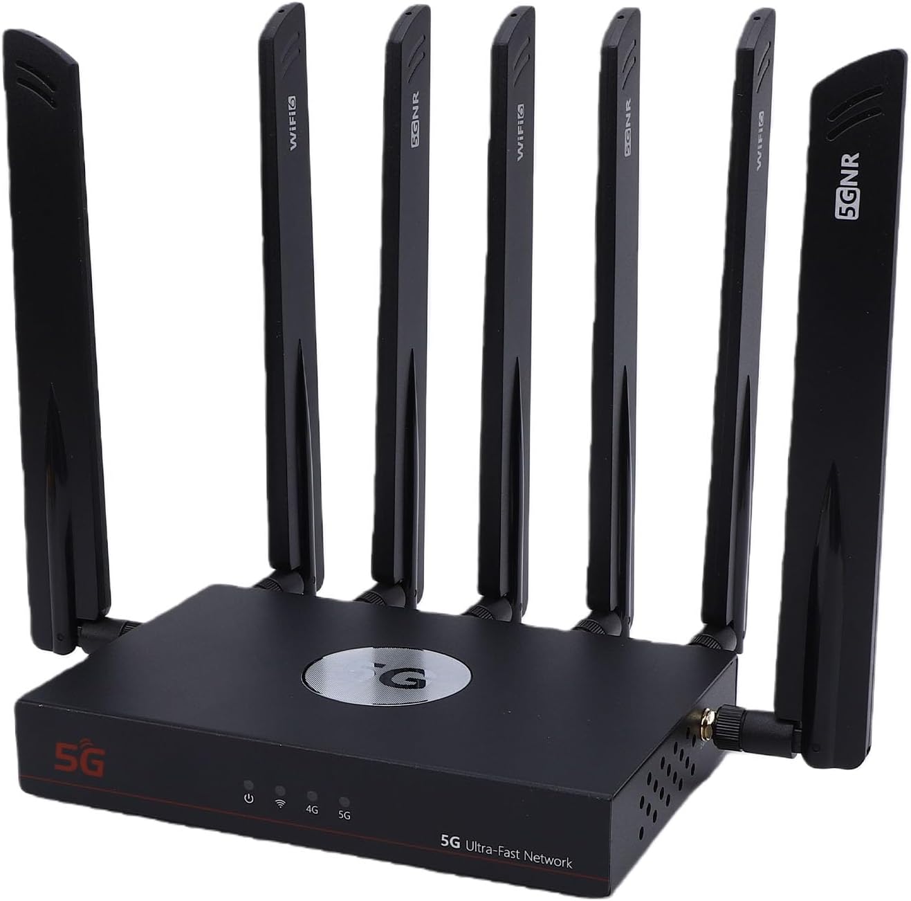 Yoidesu 5G Router Dual SIM 5G NR SA NSA with Chip 2. WAN and Gigabit LAN Ports, WiFi 6 CPE Router Dual Band Mesh Coverage for Home Office Streaming (US Plug)