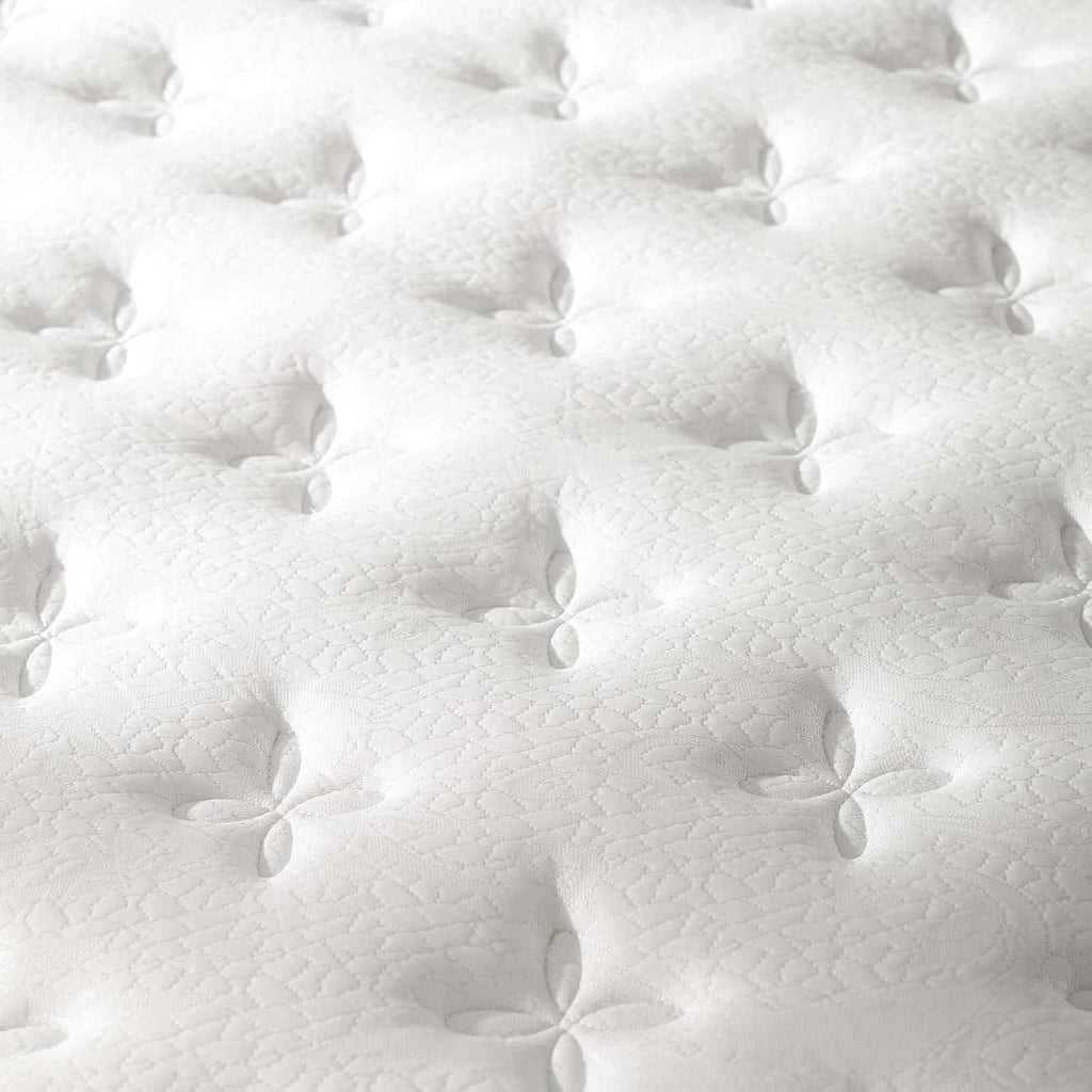 Modway Jenna 8' Innerspring and Memory Foam Twin Mattress With Individually Encased Coils, White