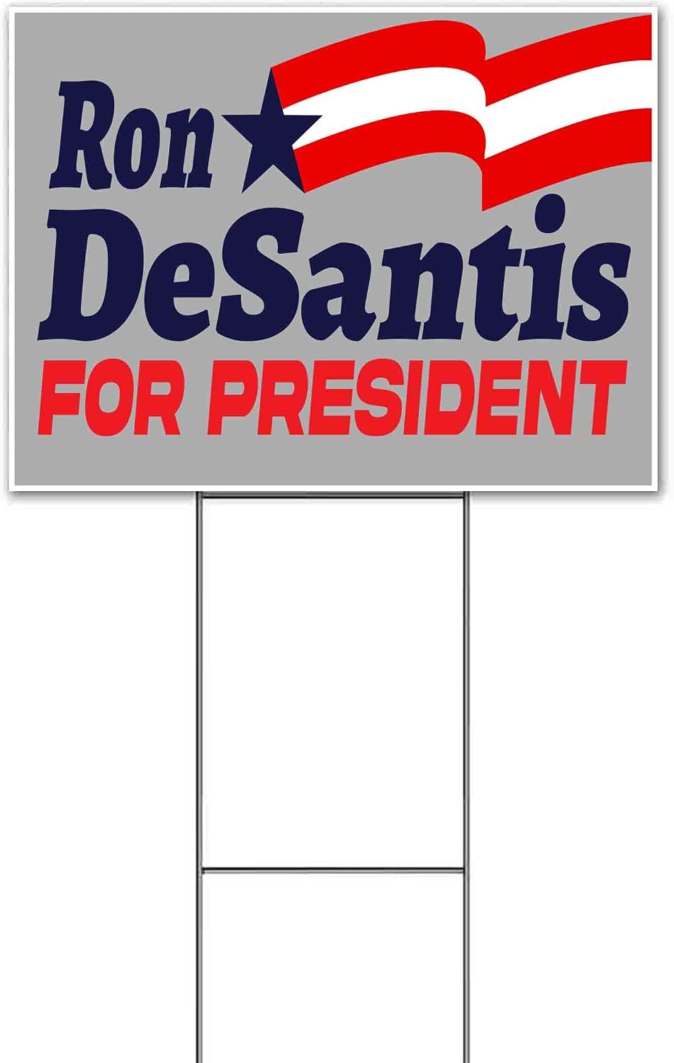 Desantis President 2024 (18' x 24') Yard Sign, Quantity Discounts, Multi-Packs, Includes Metal Step Stake, Bandit, New, Advertising, USA | Election, Political, Republican, Vote