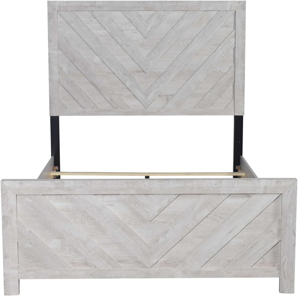 Full 4PC Storage Bedroom Set Made with Wood in Natural
