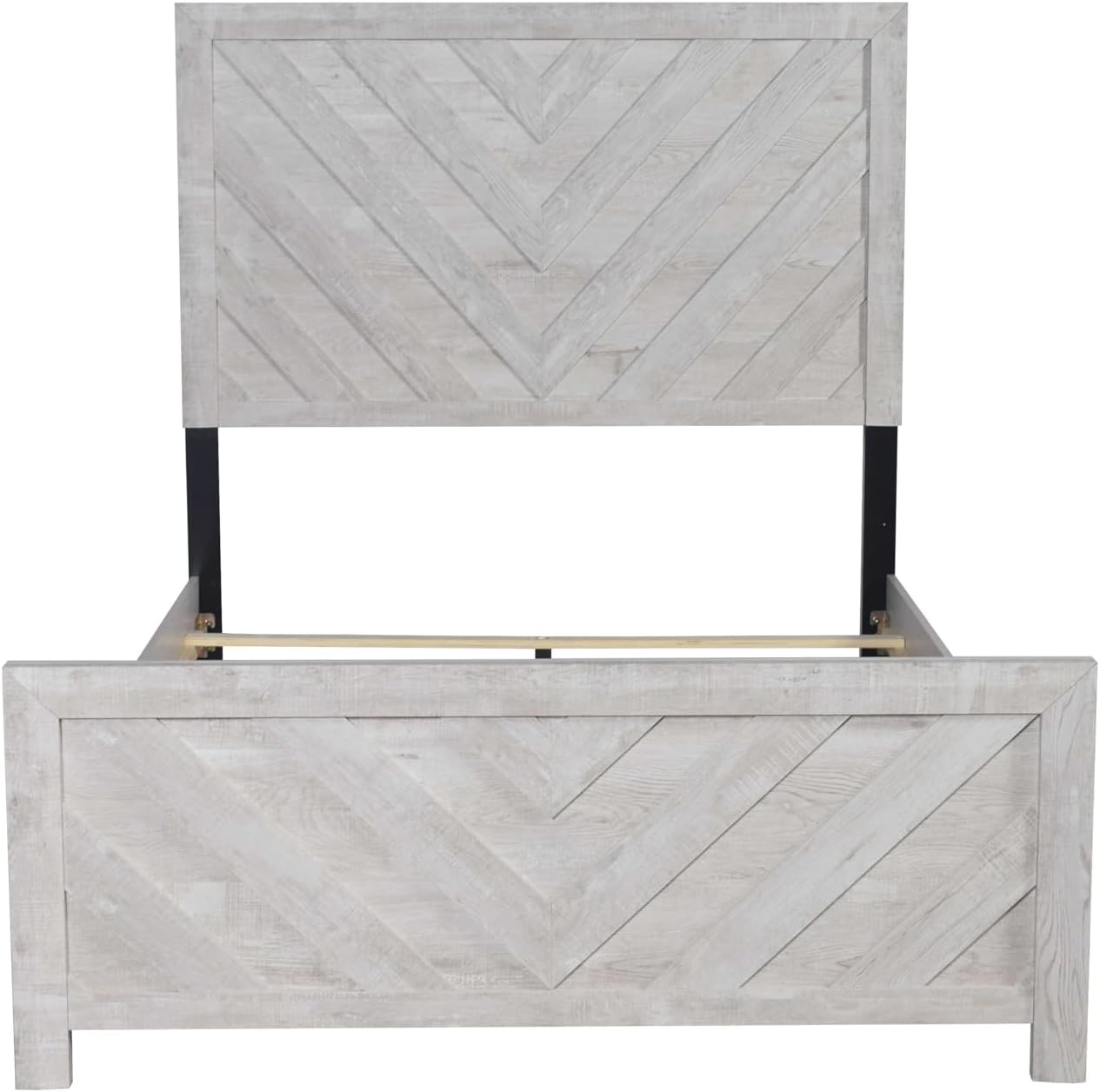 Full 4PC Storage Bedroom Set Made with Wood in Natural