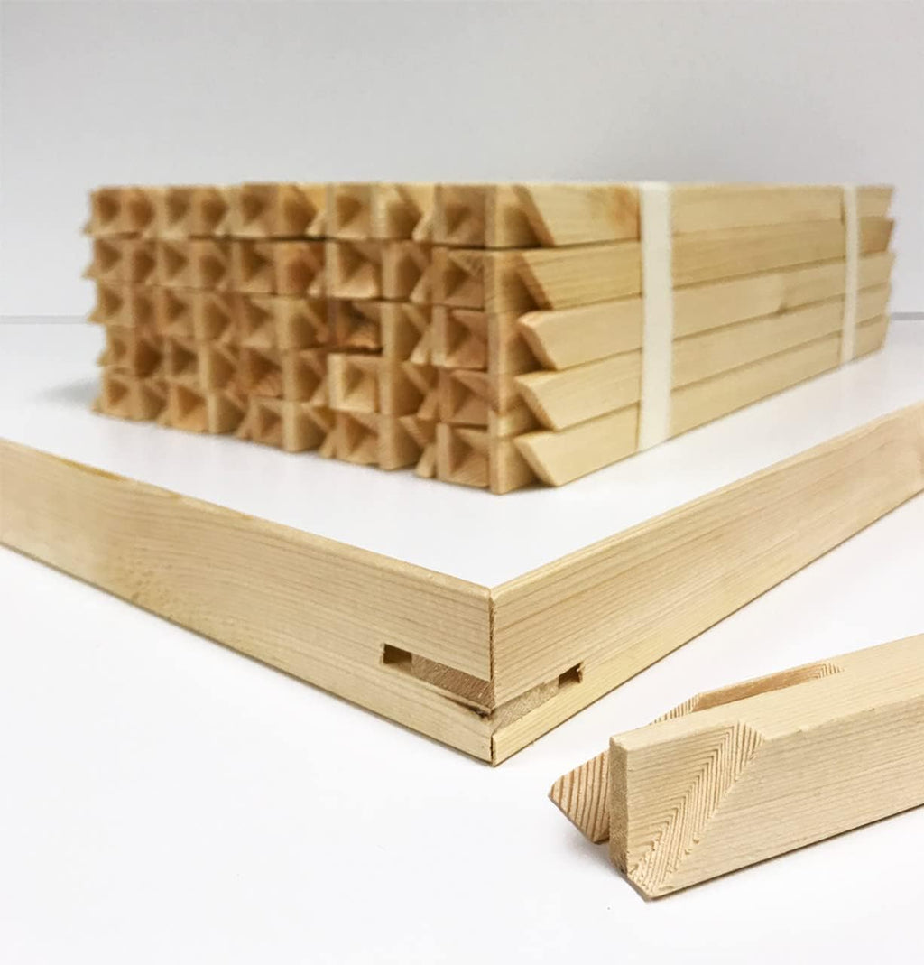 40' 50 PK Bulk Discount 1.5' Canvas Stretcher Bars Wood Frame for Canvas Stretching.Extra Large Custom Size 6-96'