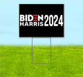 Biden Harris 2024 (18' x 24') Yard Sign, Quantity Discounts, Multi-Packs, Includes Metal Step Stake, Bandit, New, Advertising, USA | Election, Political, Democrat, Vote