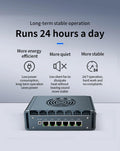 Micro Firewall Appliance, 6 i226-V 2.5Gbe LAN Ports, Fanless Mini PC Intel Core i3-1215U 6 Core,2*DDR5 1*M.2 Support AES-NI Barebone Router PC VPN,HDMI DP USB3.0 NO RAM NO SSD