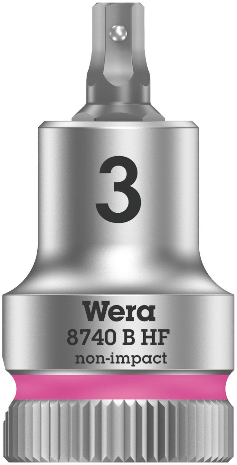 Wera 05003971001 Belt B 2 Zyklop In-Hex-Plus bit socket set with holding function, 3/8' drive, 8 pieces