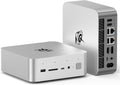 Beelink GTi15 285H Mini PC, Intel Core Ultra 9 285H (16C/16T,Up to 5.4GHz), 96GB DDR5 2TB SSD, Mini Computer Support 10G LAN/Triple Display/WiFi7/BT5.4, Home/Office AI Mini Desktop Computer