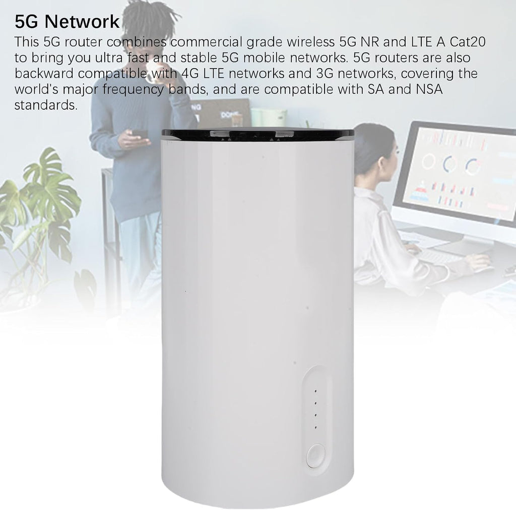 Double Band WiFi 6 Route, 4.67Gbps High Speed Dual Band Wireless Internet Router with 2 SIM Card Slots, 2.5G WAN Port for Home Gaming Streaming (US Plug)