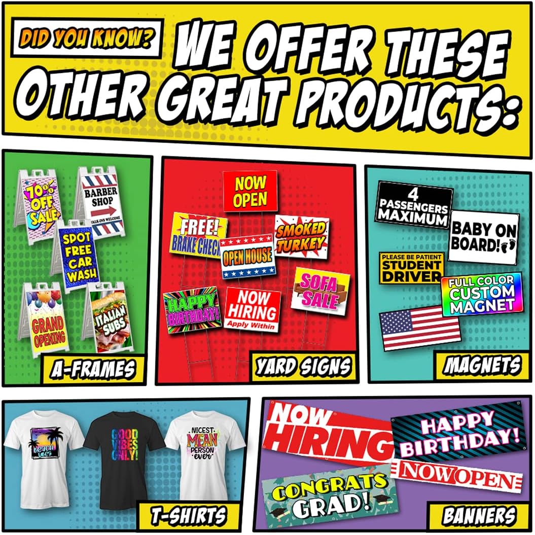 Desantis 2024 (18' x 24') Yard Sign, Quantity Discounts, Multi-Packs, Includes Metal Step Stake, Bandit, New, Advertising, USA | Election, Political, Republican, President, Vote