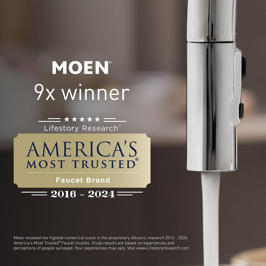 Moen G18180 Prep 18-Gauge Steel Undermount Single Bowl Kitchen Sink, 31-Inch x 18-Inch, Stainless Steel