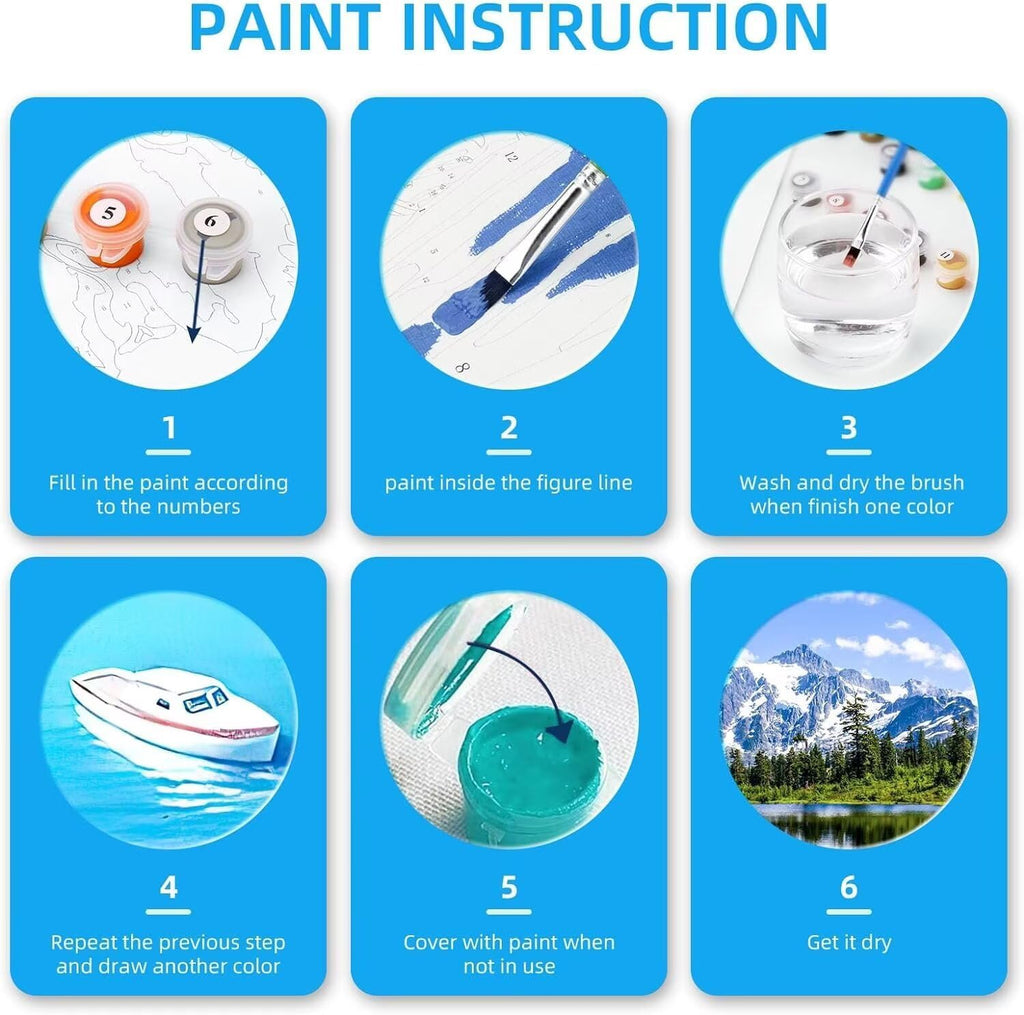 Wolf Paint by Numbers Woman Paint by Numbers Kit for Adults with 3 Paintbrushes and Acrylic Pre Drawn Canvas Oil Painting Crafts Set, Home Wall Decor Gifts, Hobbies for Women 40x53in with Frame -12iI