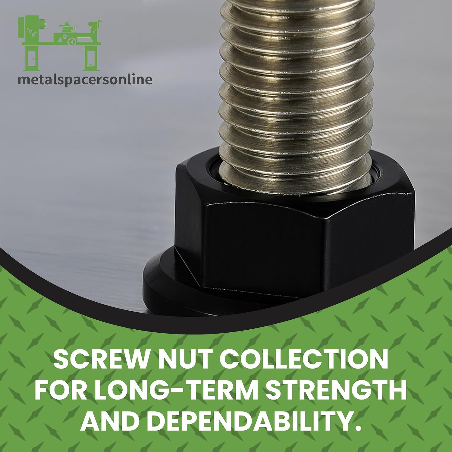 M8 x 1.25 Thread Flange Nuts – 1000 Pack Black Zinc Steel with 13mm Drive – Corrosion Resistant Hardware Nuts for Automotive, Construction & DIY
