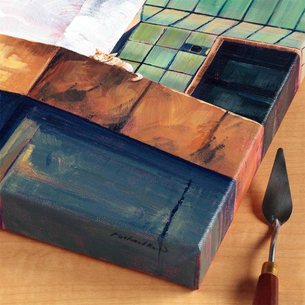 Creative Mark Mimik Recycled Stretched Canvas - 30x40 Box of 3 - Made from Recycled PET Plastic Bottles - Durable Archival Weave - Triple Acrylic Primed Painting Canvases - 400gsm, 1