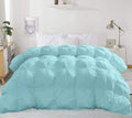 Super Soft 1000-TC All Season Down Alternative Comforter & 2pc Pillow Shams Super King (98' x 108') Inches Decorative Pintuck Comforter 100% Egyptian Cotton 600-GSM Fill & 8-Corner Tabs