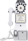 Audio Guest Book Wedding Phone, Audio Phone guestbook, Unique Phone Voice Recorder, Audio guestbook Like Leaving A Voicemail Message, Preserve Your Special Occasions (Antique, White)