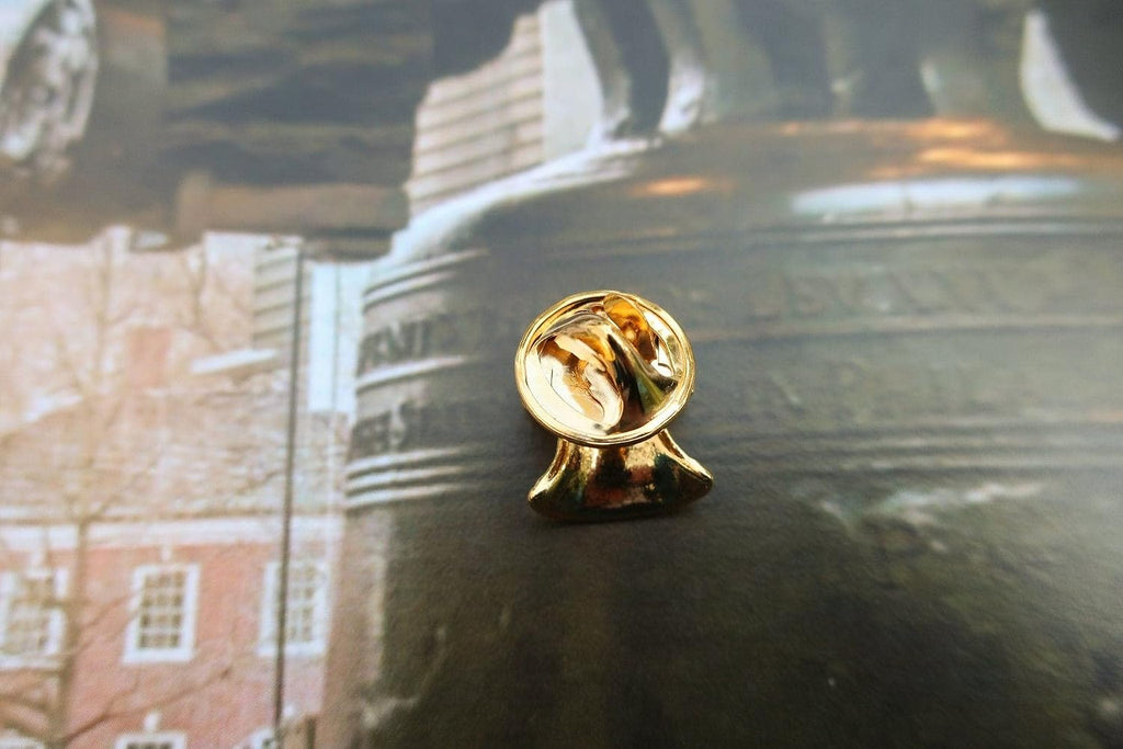 Jim Clift Design Liberty Bell Gold Lapel Pin