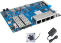 Banana Pi BPI-R4 WiFi 7 Router Development Board, with MediaTek MT7988A Chip, 4GB RAM and 8G eMMC onboard, 2X 10Gbe SFP Slot,4X Gbe Network Port (with Fan Kit)