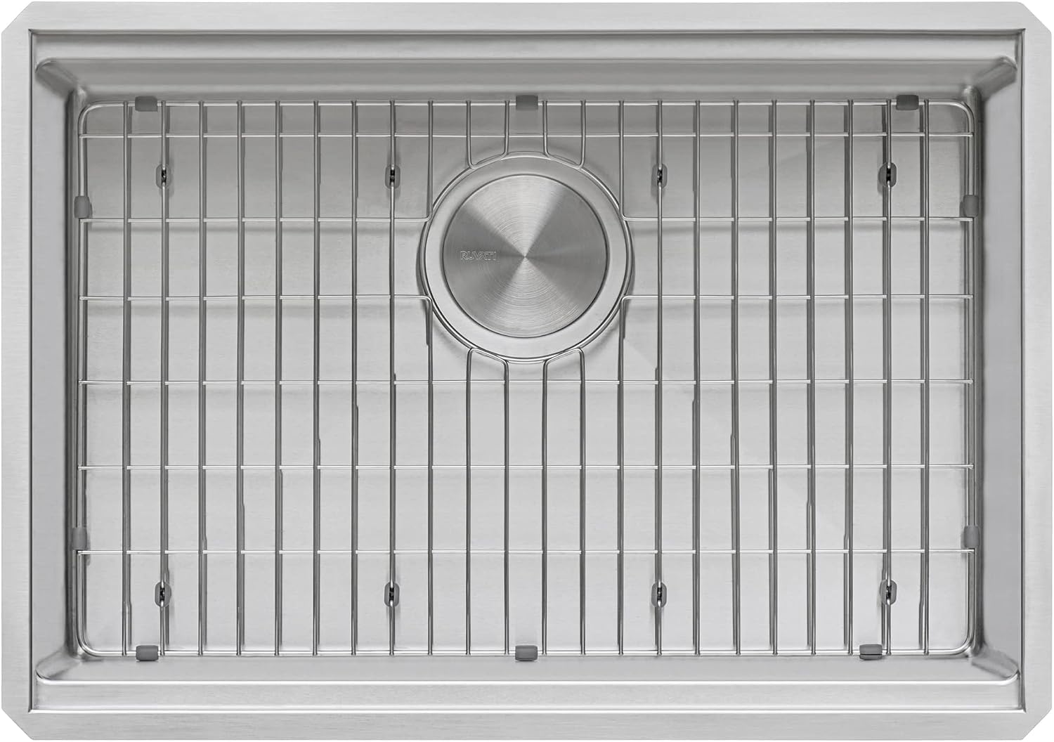 Ruvati 27-inch Undermount Rounded Corner Workstation Kitchen Sink Single Bowl – 16 Gauge Stainless Steel Kitchen Sinks with Brushed Finish hides scratches, Easy-to-Clean - RVH8327