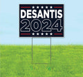 Desantis 2024 (18' x 24') Yard Sign, Quantity Discounts, Multi-Packs, Includes Metal Step Stake, Bandit, New, Advertising, USA | Election, Political, Republican, President, Vote