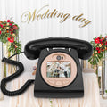 UKBW Video Audio Guest Book Wedding Phone, 1080P HD Video Audio Phone Guestbook, Preserve Your Special Occasions, Ideal for Wedding Bridal Shower, Birthday, Graduations, Baby Shower(Black)