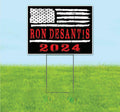 Ron Desantis 2024 (18' x 24') Yard Sign, Quantity Discounts, Multi-Packs, Includes Metal Step Stake, Bandit, New, Advertising, USA | Election, Political, Republican, Vote