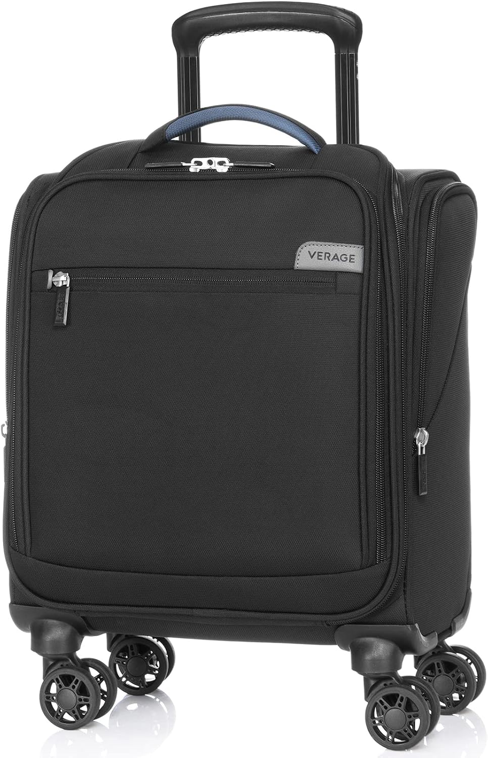 Verage Carry On Underseat Luggage with Wheels & USB Port, 14 Inch Wheeled Spinner Bag Carry-on Luggages for Airlines, Lightweight Suitcase Men Women, Pilots and Crew (14-Inch Compact)
