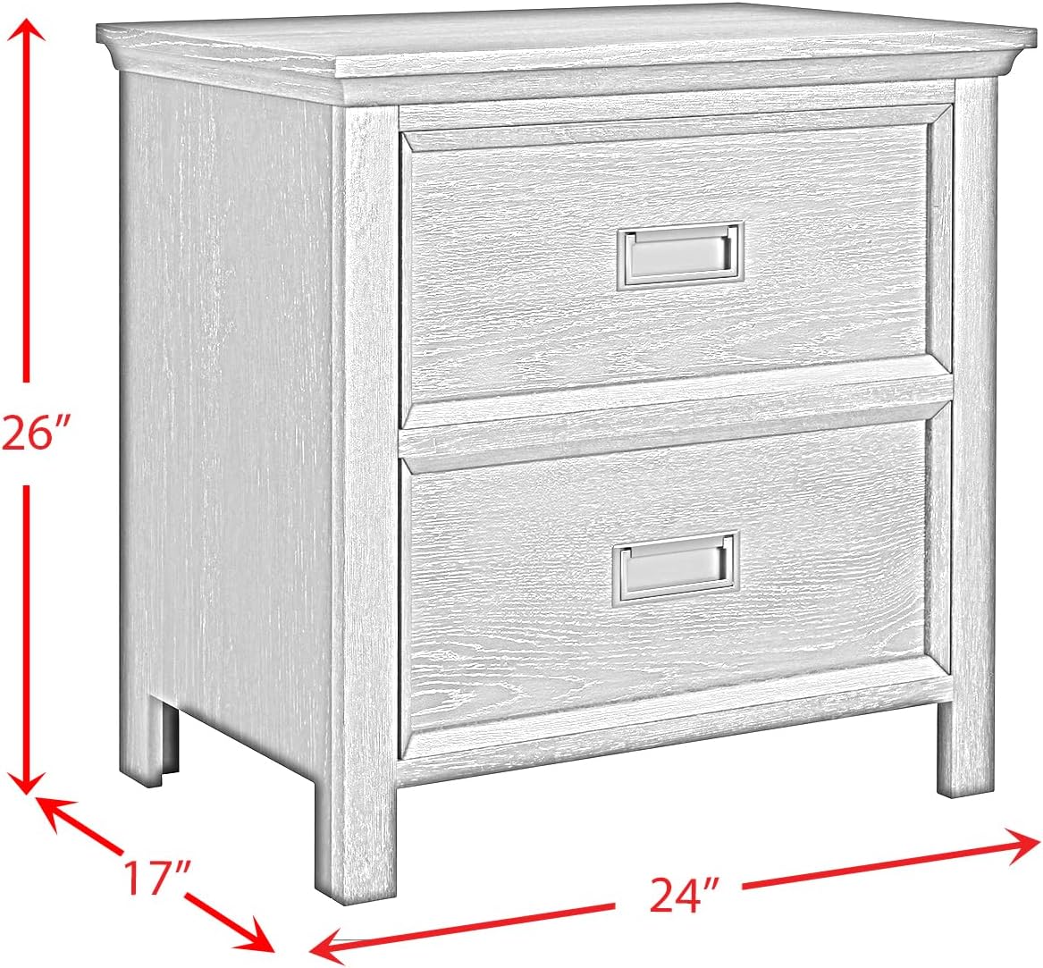 Picket House Brooklyn Kids Full Bookcase 3PC Bedroom Set in Charcoal