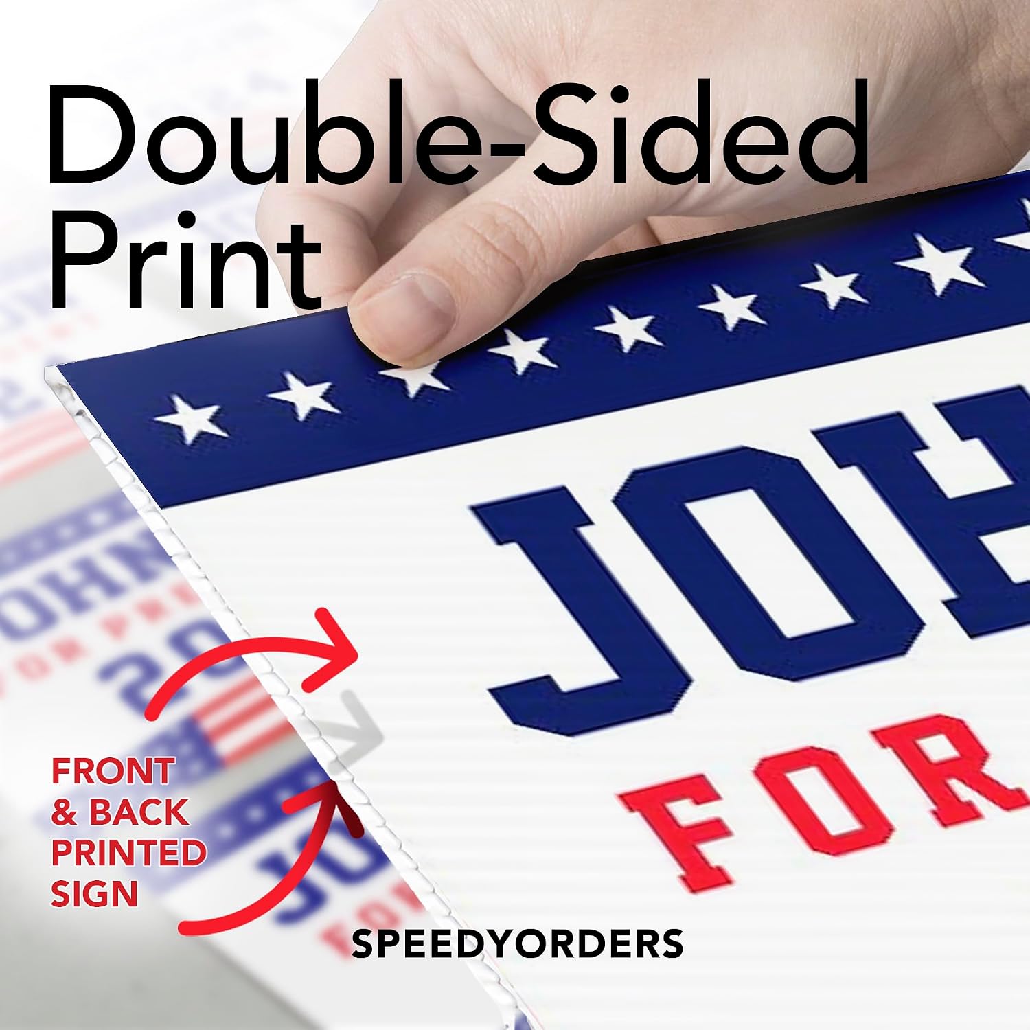 SPEEDYORDERS 20QTY Custom Yard Signs With Stakes, Double Sided, Personalized Printed, Full Color, Design Your Own, 18x24 Inches, Plastic, Plant Theme