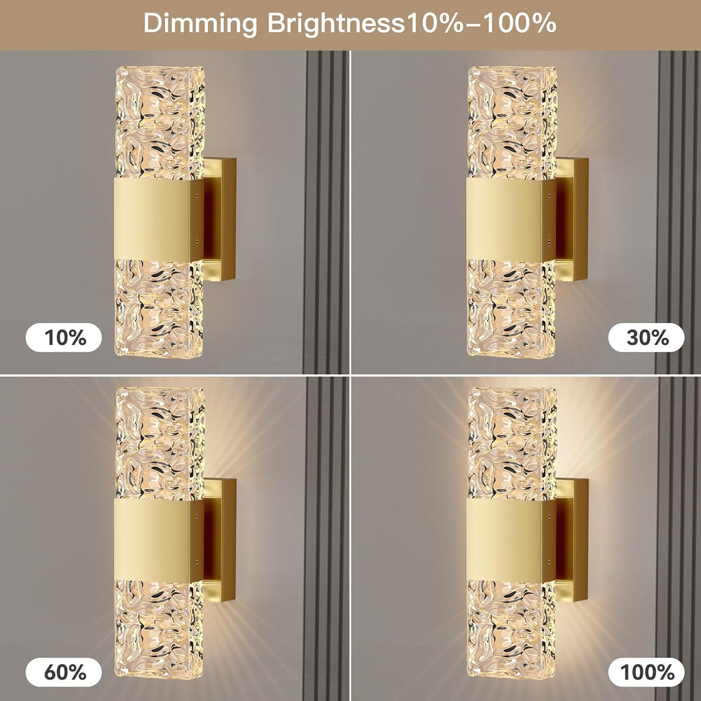 camuucci Battery Operated Wall Sconce Rechargeable Battery Powered 12000mAh Wall Light Indoor Not Hardwired Wall Lamp Fixtures for Bedroom Living Room 2Pack