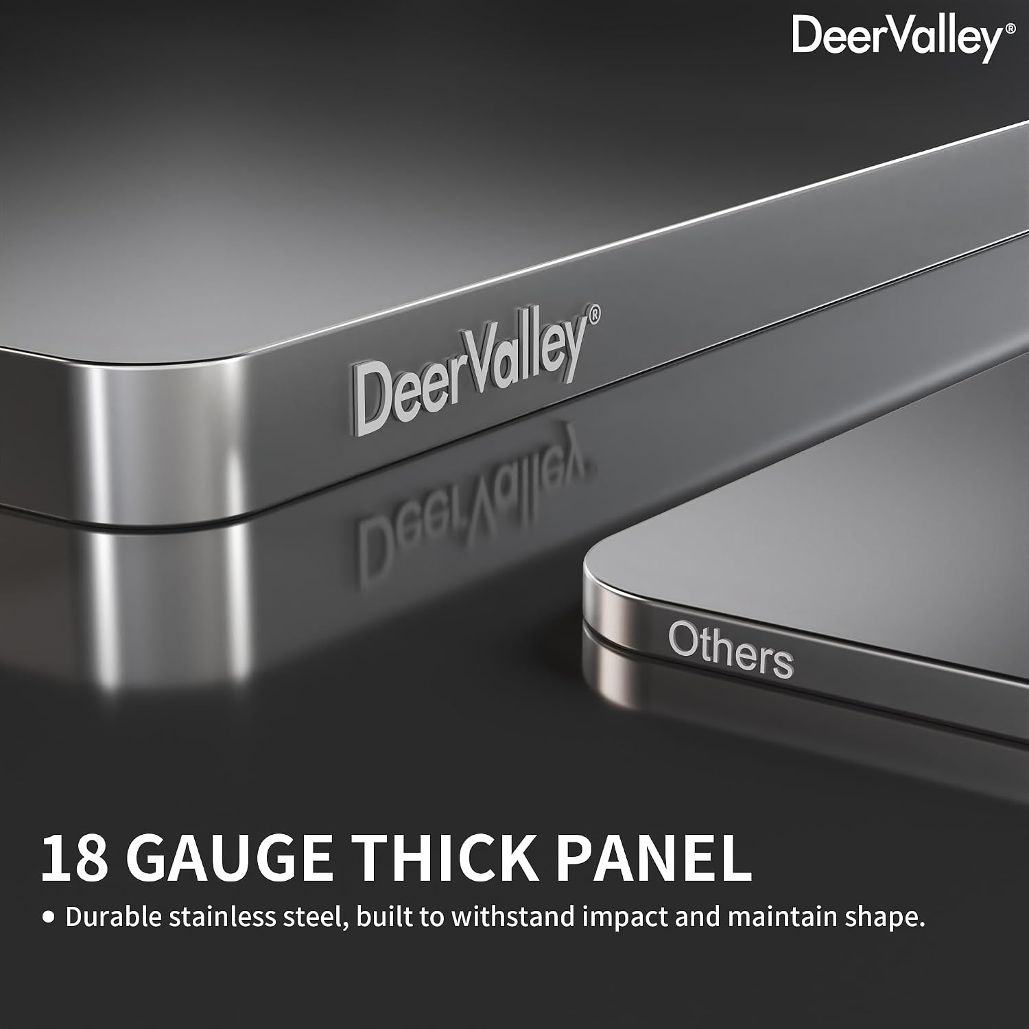 DeerValley 32 Inch Undermount Kitchen Sink 18 Gauge Stainless Steel Kitchen Sink Spacious Single Bowl Sinks with Basket Strainer Curved Shape Round Corner Deep Sinks for Modern Kitchens