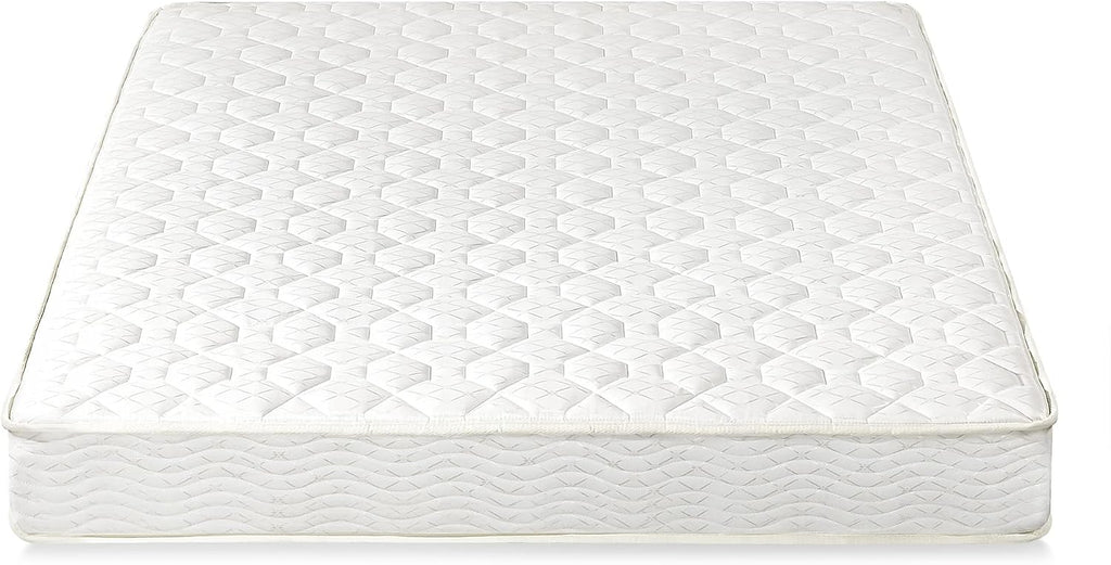 Best Price Mattress 8 Inch Tight Top Innerspring Hybrid Mattress - Comfort Foam Top with Bonnell Spring Base, King White