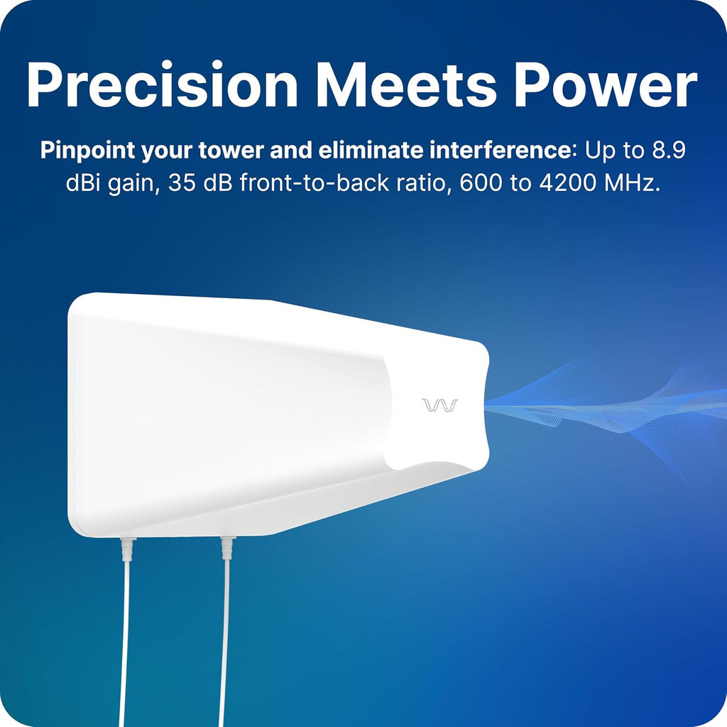 Waveform 2x2 MIMO Antenna: DualPlus Kit | for 4G/5G Routers & Gateways | for T-Mobile Home Internet, Verizon, AT&T | Complete Kit w/ 20' Cables & Adapters