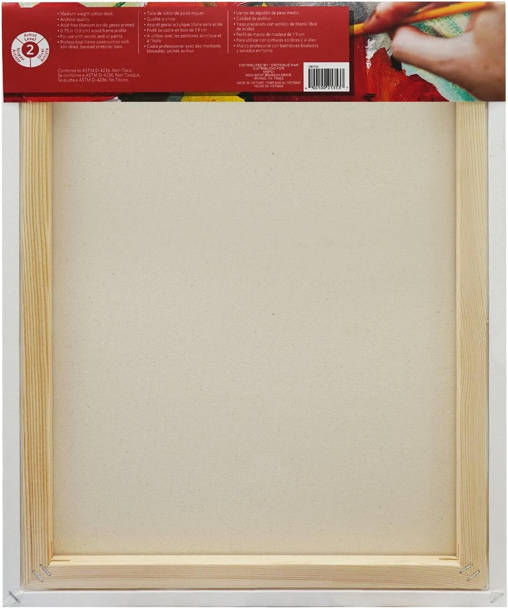 Artist's Loft Level 2 Gallery Wrapped Traditional Canvas, 12 Pack