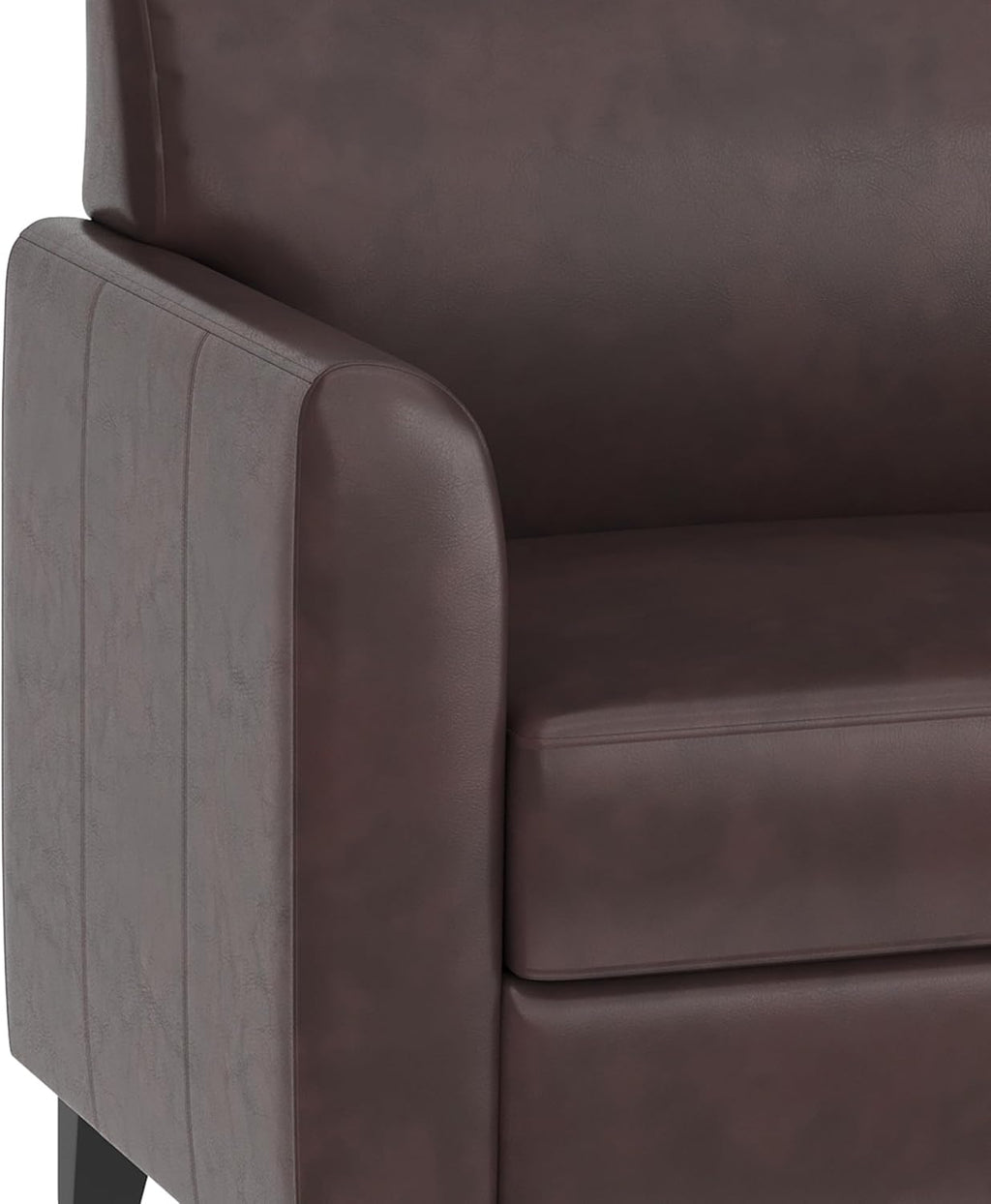 Flash Furniture HERCULES Diplomat Series Brown LeatherSoft Sofa