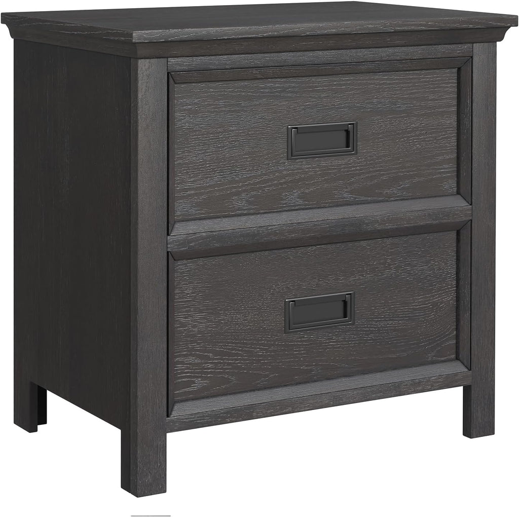 Picket House Brooklyn Kids Full Bookcase 3PC Bedroom Set in Charcoal