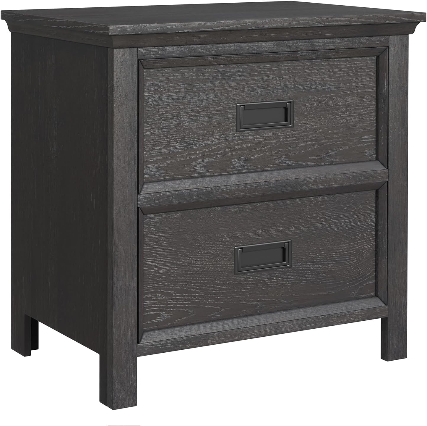 Picket House Brooklyn Kids Full Bookcase 3PC Bedroom Set in Charcoal