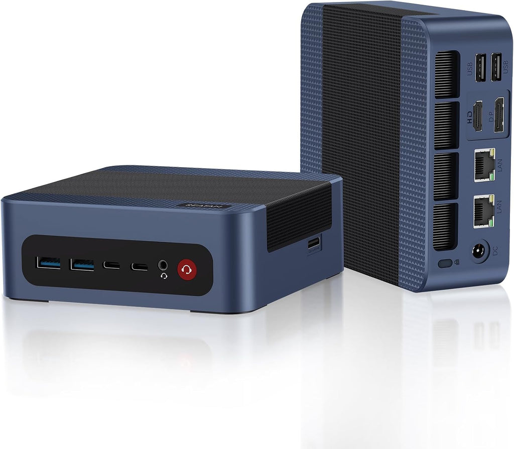 Reatan Mini PC Gaming A8 Oculink AMD Ryzen 7 8745HS Dual LAN 2.5Gbps Desktop Computer 32GB DDR5 1TB NVME SSD, USB4.0 HDMI DP USB-C WiFi6 & BT5.2 Mini Computer for Design Office