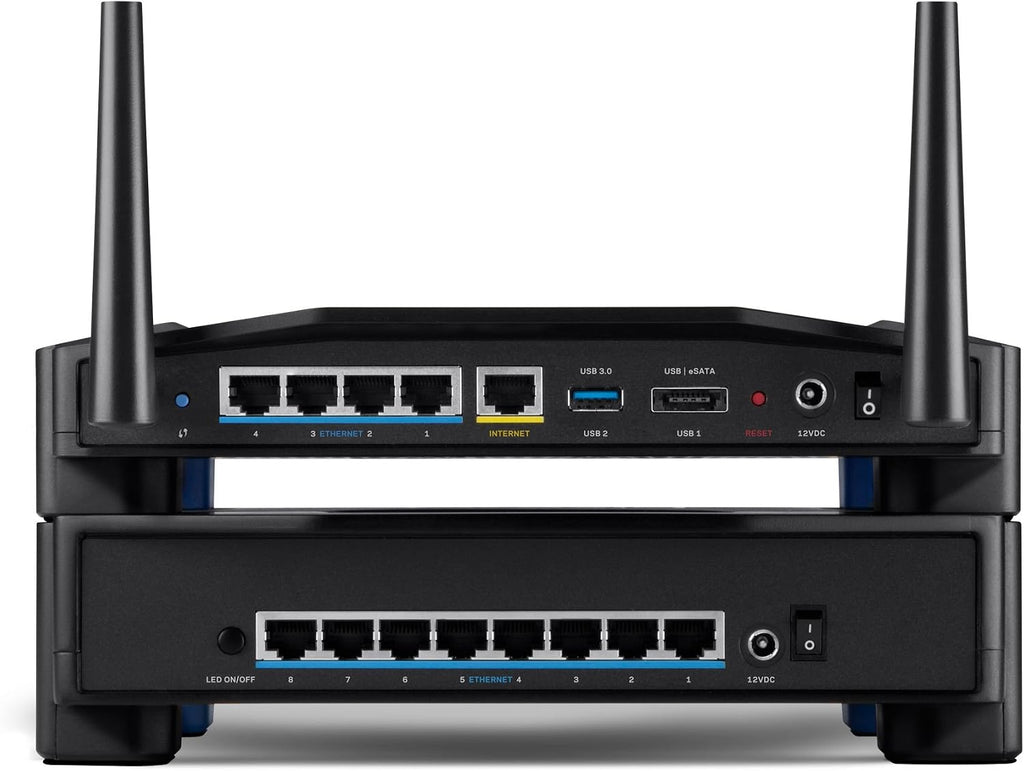 Linksys WRT 8-Port Gigabit Switch, Works with Linksys WRT1900AC Wi-Fi Router (SE4008)