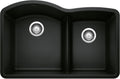 BLANCO Diamond 60/40 Kitchen Sink, Coal Black 32' L X 21' W