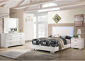 White High Gloss 4 Full Bedroom Set
