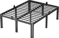 VIPSHOW 18 Inch Full Heavy Duty 3500 lbs Bed Frame with Round-Corner Legs & Anti-Squeak Design – Quick Assembly Metal Platform, No Box Spring Needed