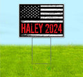 Nikki Haley 2024 (18' x 24') Yard Sign, Quantity Discounts, Multi-Packs, Includes Metal Step Stake, Bandit, New, Advertising, USA | Election, Political, Republican, President, Vote
