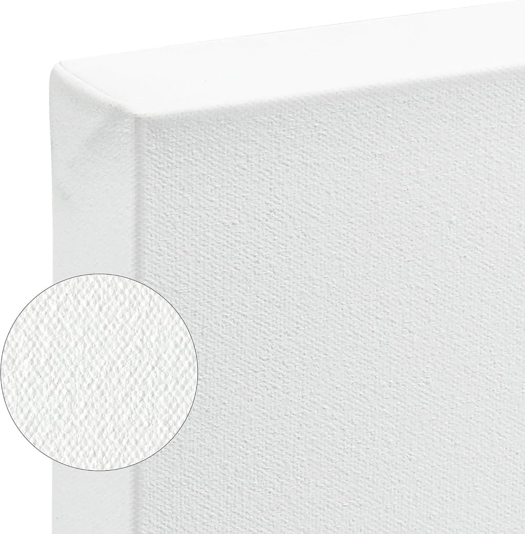 SoHo Urban Artist, 20x40 Heavyweight Stretched Cotton Canvas for Painting - 1.5' Deep- 3 Pack, Triple Primed, 100% Cotton Canvas, Archival, Universal Primed for Oil, Acrylic, Alkyd, Mixed Media