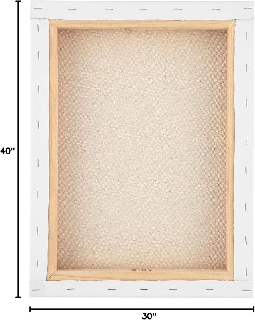 SoHo Urban Artist, 30x40 Heavyweight Stretched Cotton Canvas for Painting - 1.5' Deep- 3 Pack, Triple Primed, 100% Cotton Canvas, Archival, Universal Primed for Oil, Acrylic, Alkyd, Mixed Media
