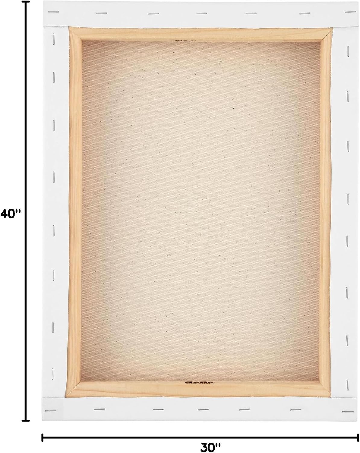 SoHo Urban Artist, 30x40 Heavyweight Stretched Cotton Canvas for Painting - 1.5' Deep- 3 Pack, Triple Primed, 100% Cotton Canvas, Archival, Universal Primed for Oil, Acrylic, Alkyd, Mixed Media