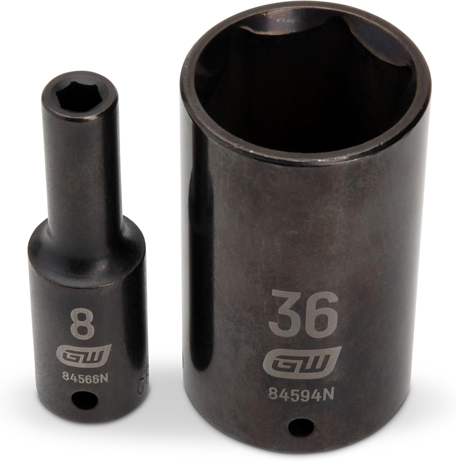 GEARWRENCH 29 Pc. 1/2' Drive 6 Pt. Impact Socket Set, Deep, Metric - 84935N