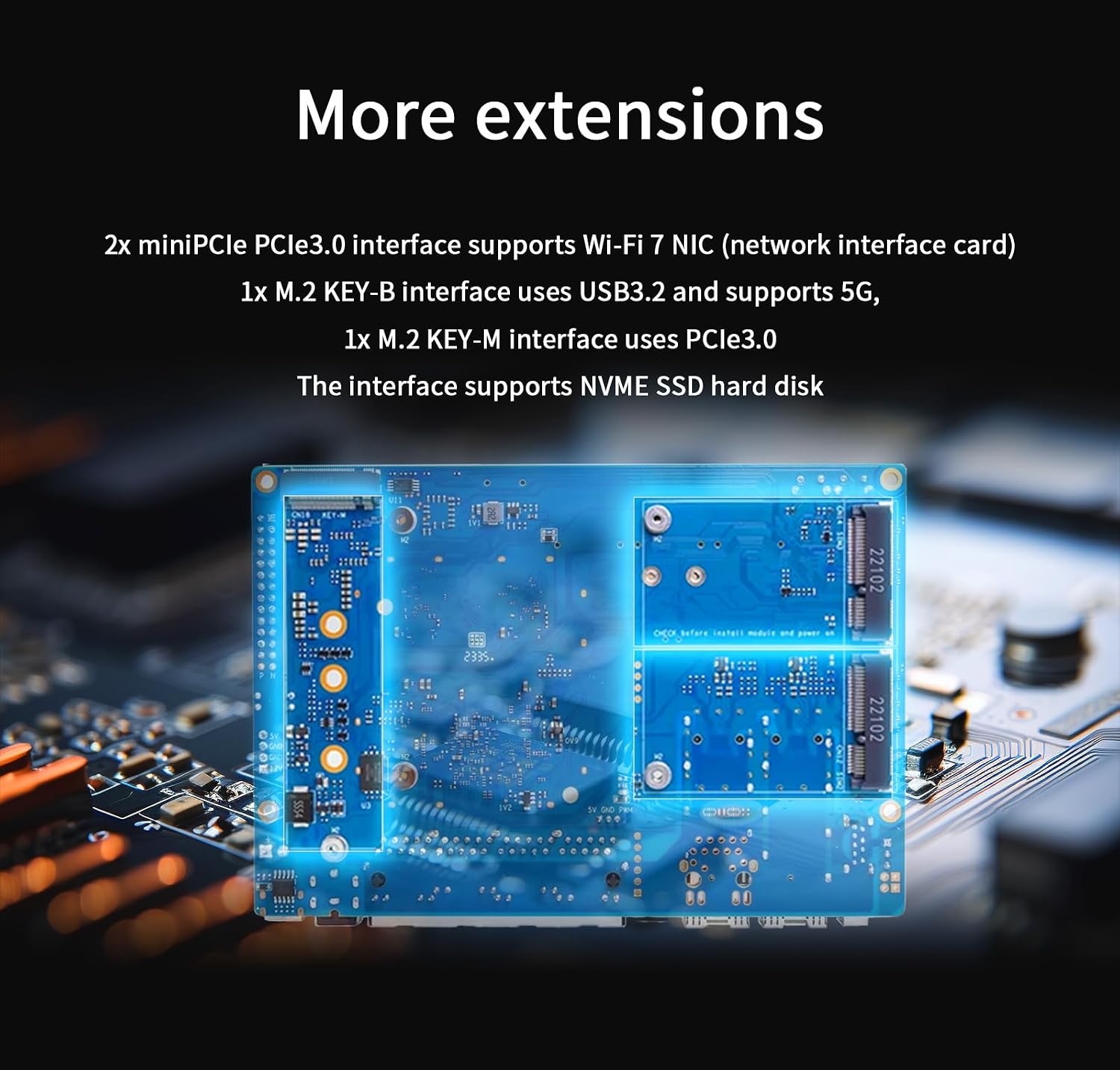 Banana Pi BPI-R4 WiFi 7 Router Development Board, with MediaTek MT7988A Chip, 4GB RAM and 8G eMMC onboard, 2X 10Gbe SFP Slot,4X Gbe Network Port (with Fan Kit)