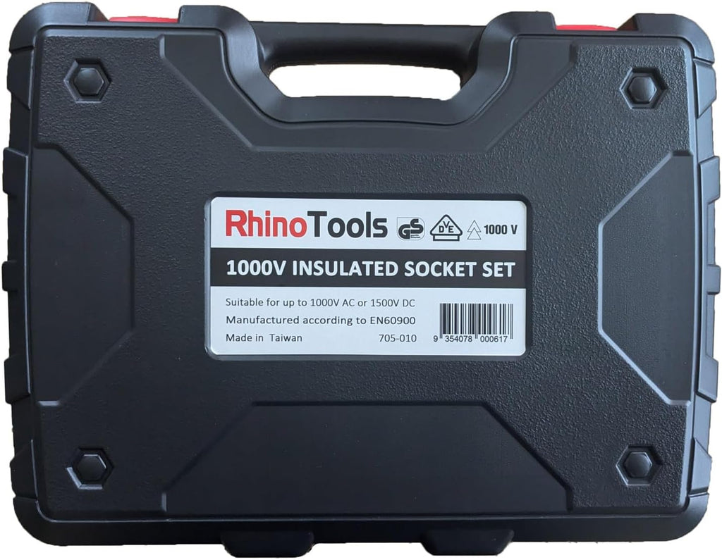 1000V Insulated Metric Socket Set | 20 Piece 3/8' Drive | 5 Hex Bits