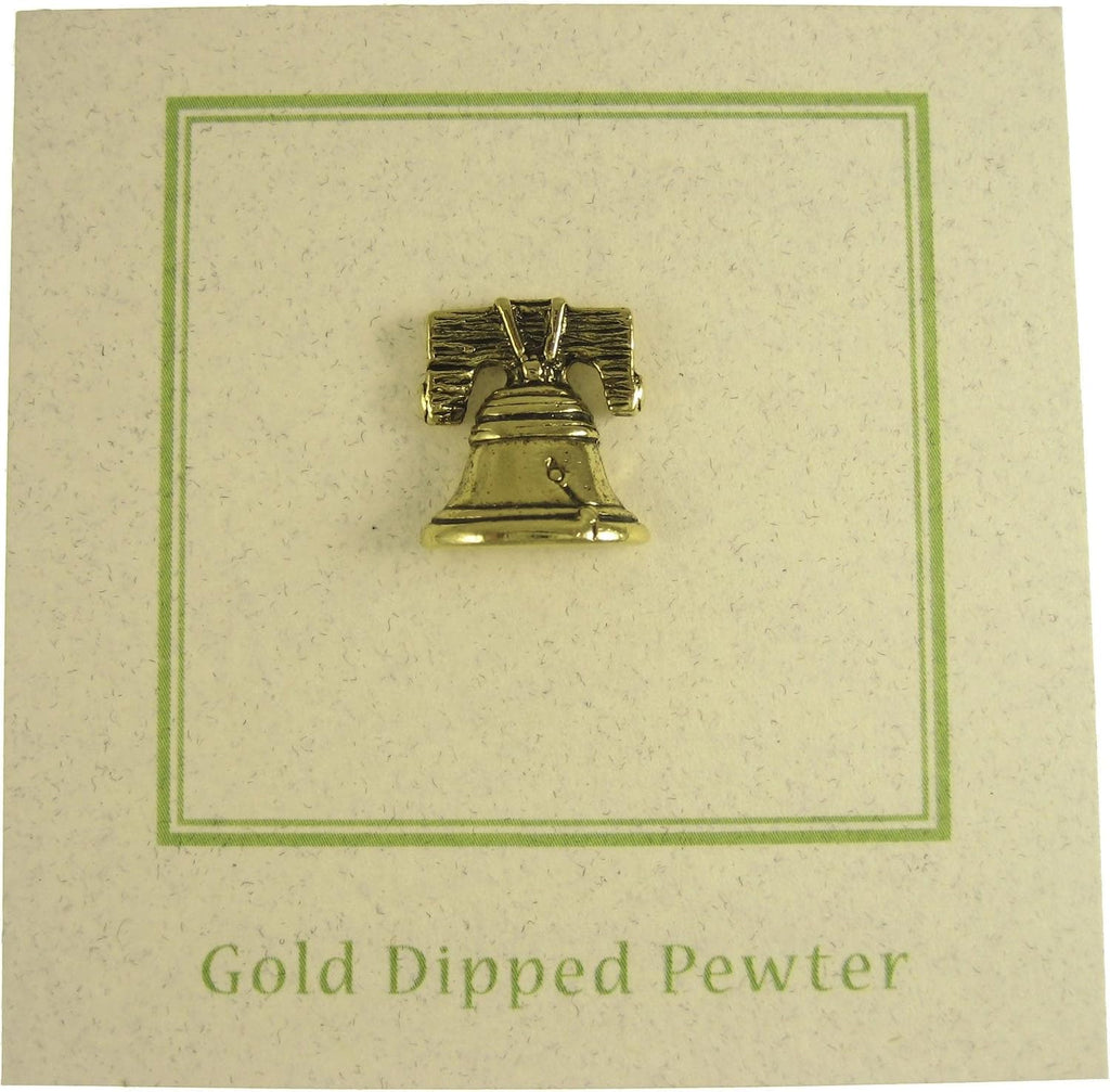 Jim Clift Design Liberty Bell Gold Lapel Pin